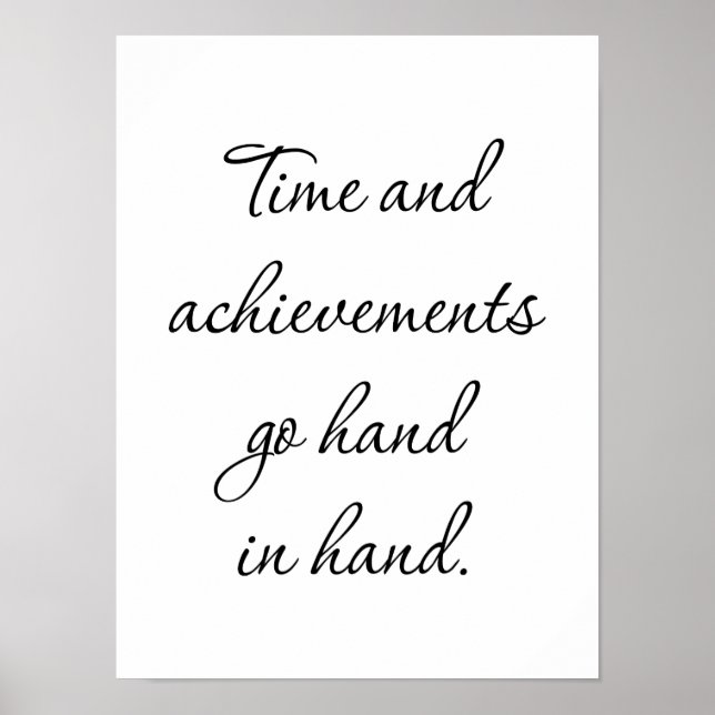 Poster De Tempo E Resultados (Frente)