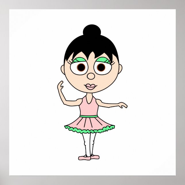 Poster de terceira posição do balé - Série Balleri (Frente)