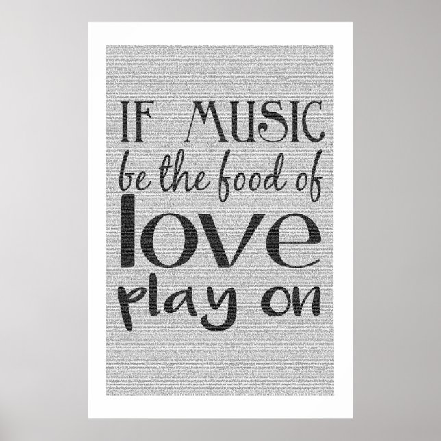 Poster de Texto do Cheio Noturno (Frente)