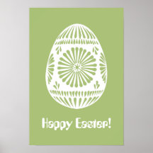 Poster de texto personalizado de Ovos de Páscoa
