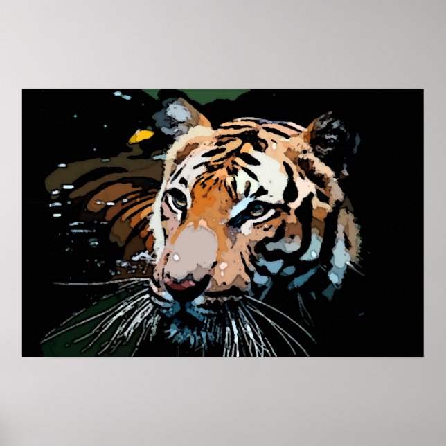 Poster de Tiger - Posters de Arte Pop (Frente)