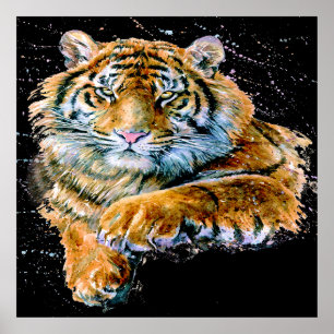 POSTER DE TIGRE ORGULHOSO