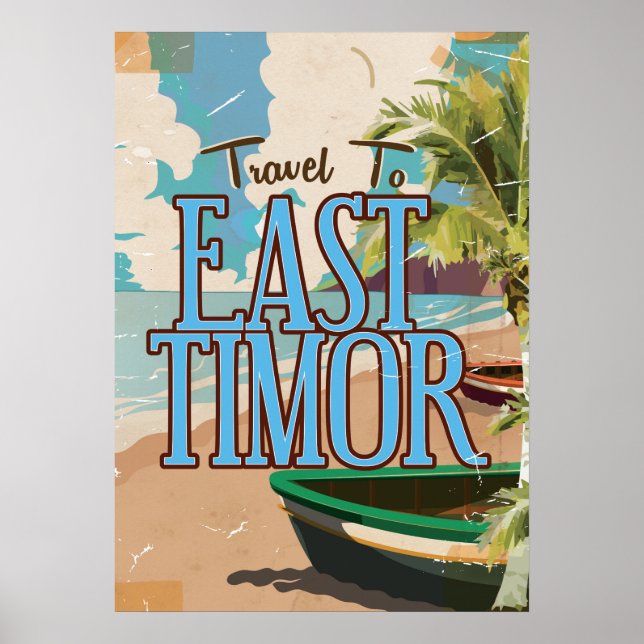 Poster de Timor Leste. (Frente)