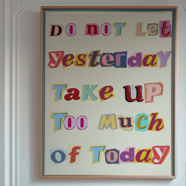 Poster de Tipografia da Parede de Cotação Inspirat (Criador carregado)