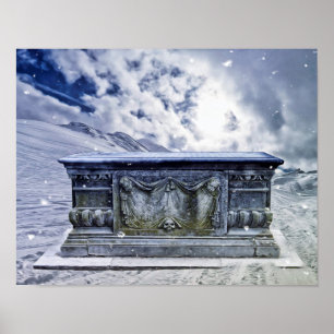 Poster de tombo gótico