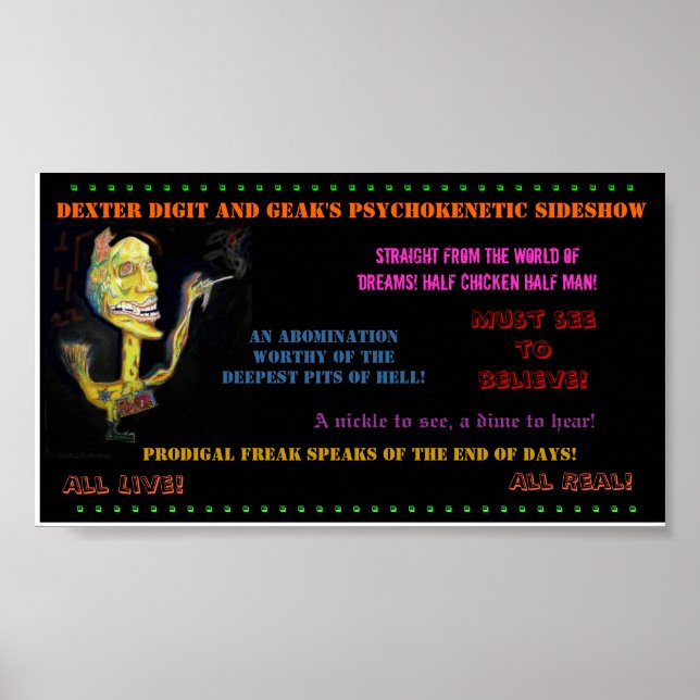 Poster de Transmissão Prodígio (Frente)