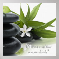 Poster de Tratamento Holístico Spa