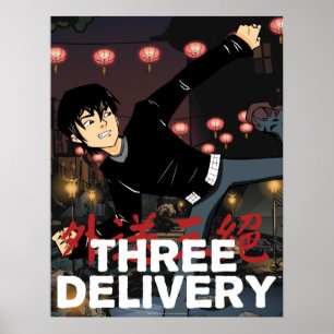 Poster de três Delivery™ Sid