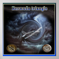Poster de triângulo das Bermudas