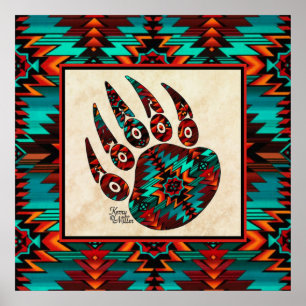 Poster de Tribal Bear Paw