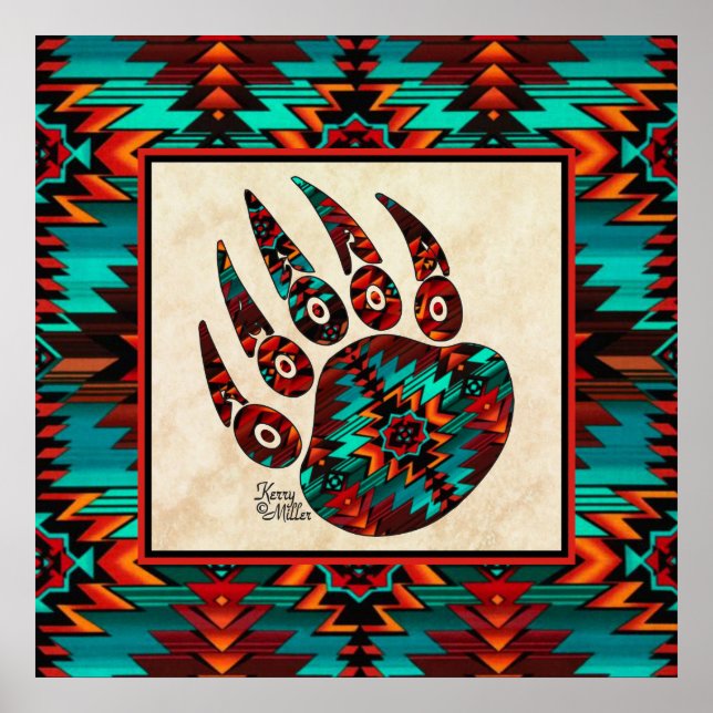 Poster de Tribal Bear Paw (Frente)
