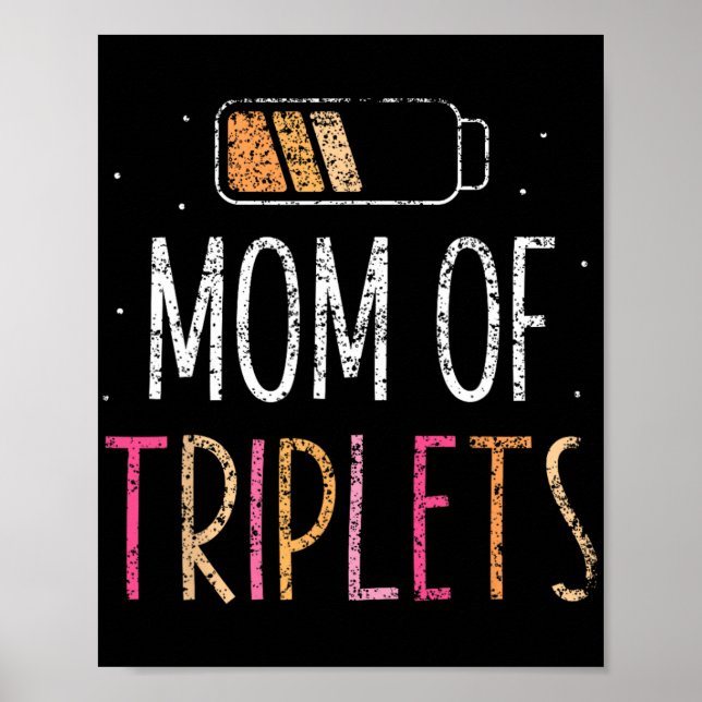 Poster De Triplets Mamães Dias de as mães Mãe da Mãe (Frente)