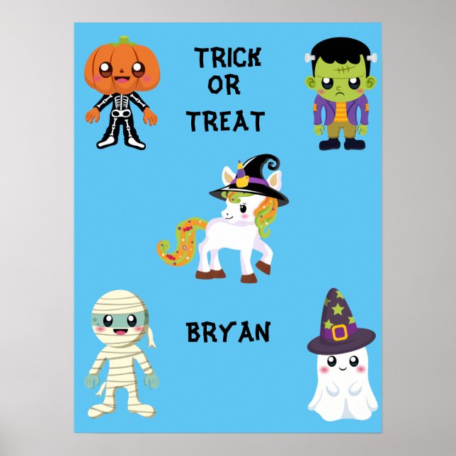 Poster DE "TRIQUE OU TRATAMENTO" DE ALOJAMENTO PER (Frente)