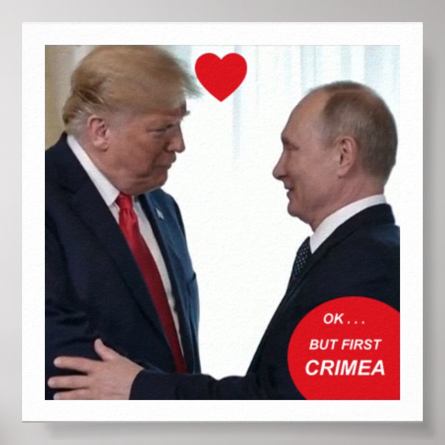 Poster de Trump e Putin (Frente)