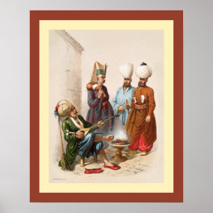 Poster ~ de Turkish~Ottoman Empire~ Istanbul~ Jean