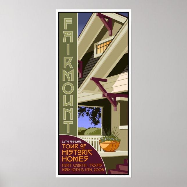 poster de Turnê Doméstica Fairmount 2008 (Frente)