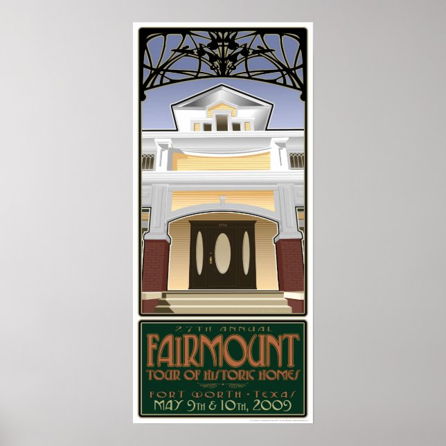 poster de Turnê Doméstica Fairmount 2009 (Frente)