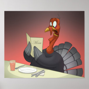 Poster de Turquia da acção de graças