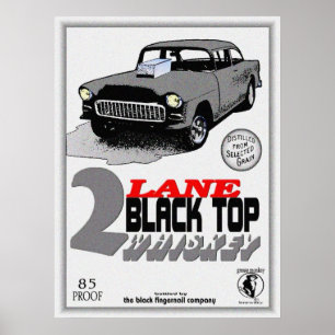 poster de uísque preto de 2 faixas