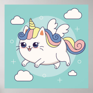 Poster de Unicorn Adorável