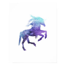 Poster de Unicorn de Aquarela