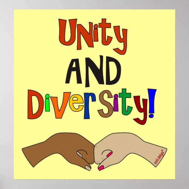 POSTER DE UNIDADE E DIVERSIDADE (Frente)