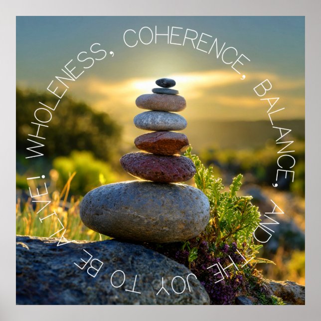 Poster de Uplifing de Equilíbrio (Frente)