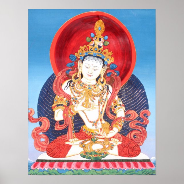 Poster de Vajrasattva - Estilizado (Frente)