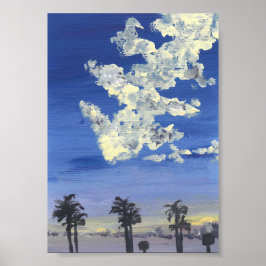 Poster de Valor de Impressão Sunset legal