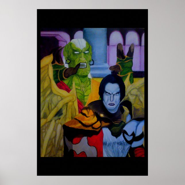 Poster de vampiro (Frente)