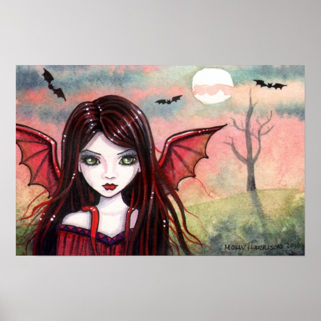 Poster de Vampiro Inquieto Dusk por Molly Harrison (Frente)
