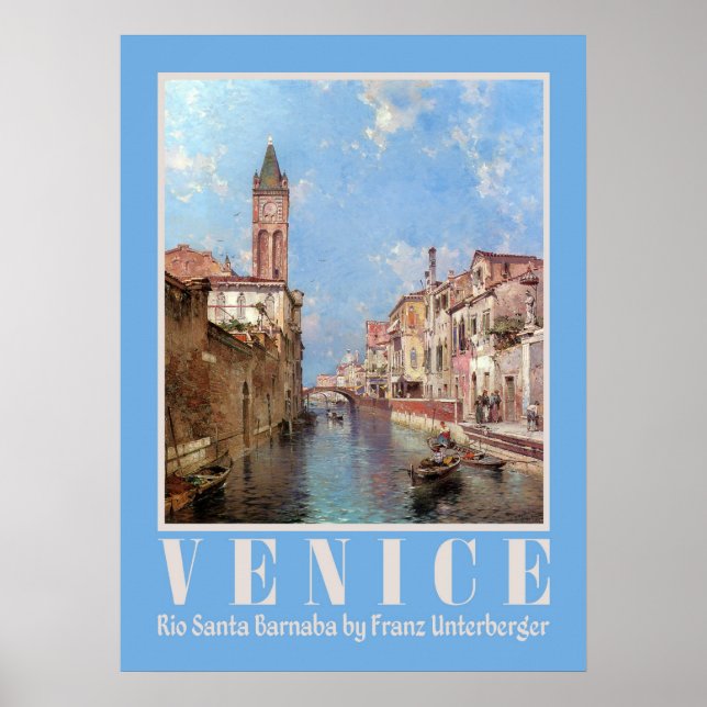 Poster de Veneza da Unterberger (Frente)