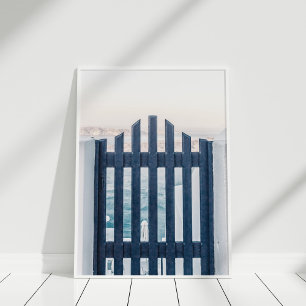 Poster de Verão da Grécia Santorini