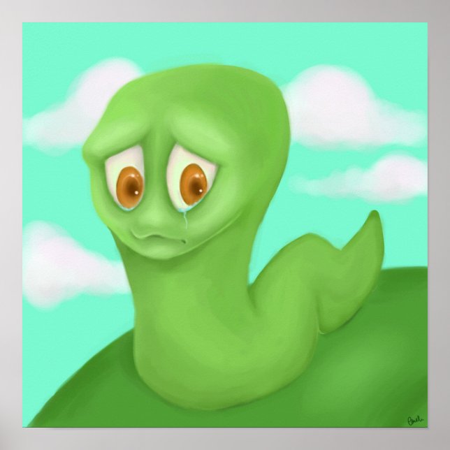 Poster de Verme Triste (Frente)