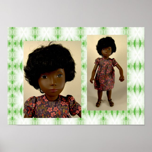 Poster de Vestido da Pequena Flor Sasha Cora (Frente)