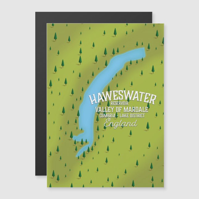 Poster de viagem do reservatório de água do Havaí. (Frente/Verso)