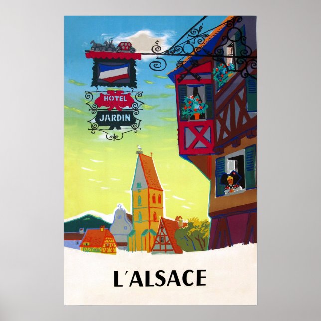 Poster de viagens Alsace (Frente)