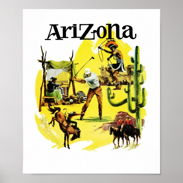 poster de viagens arizona (Frente)