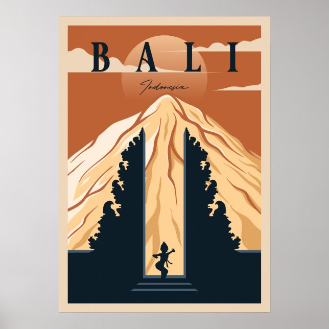 Poster de viagens Bali (Frente)