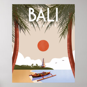 poster de viagens Bali