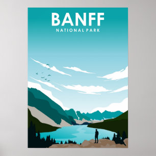 Poster de viagens Banff National Park Canada