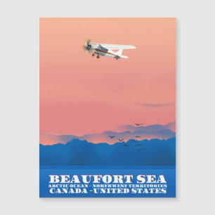 Poster de viagens Beaufort Sea Canadá EUA