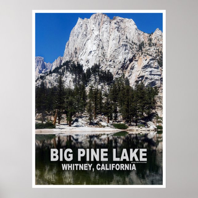 Poster de viagens Big Pine Lake (Frente)