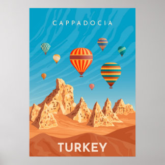 Poster de viagens Cappadocia Turquia