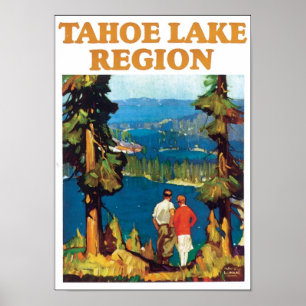 Poster de viagens da Região do Lago Tahoe
