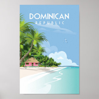 Poster de viagens da República Dominicana