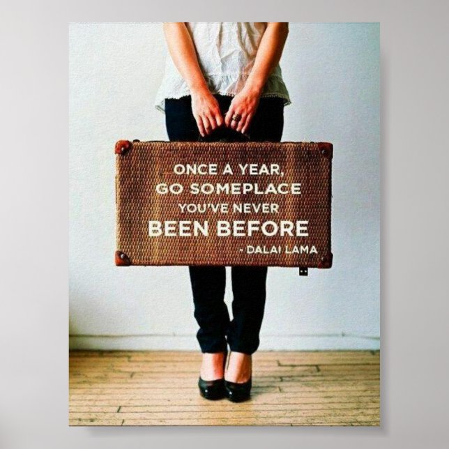 Poster de viagens Dalai Lama (Frente)