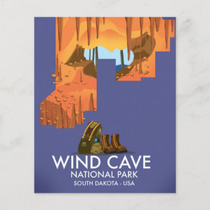 Poster de viagens de caminhada do Parque Nacional 