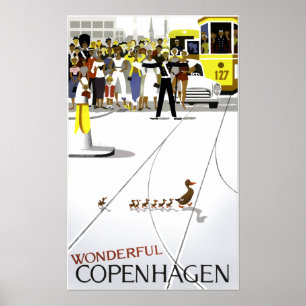 Poster de viagens de Copenhaga