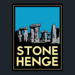 Poster de viagens de deco de arte Stonehenge<br><div class="desc">Stonehenge</div>